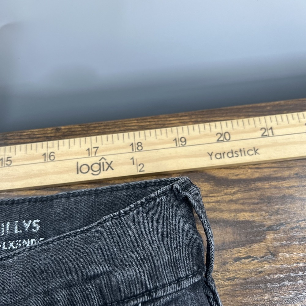 Mugsy Jeans Mens 38x33 Black Gray Willys FLX3NDG Stretch Flex Denim Pants - Picture 9 of 13